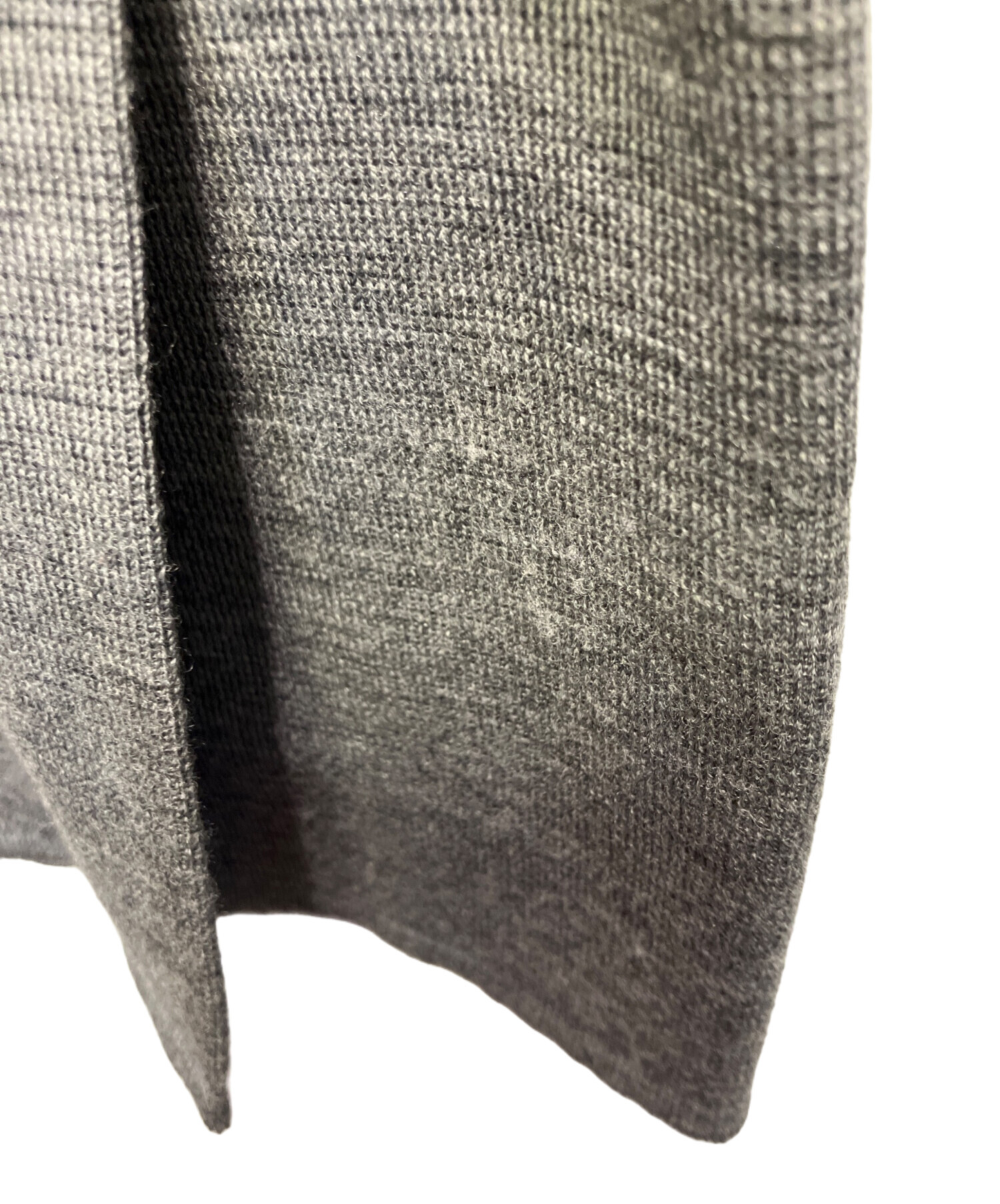 中古・古着通販】LARDINI (ラルディーニ) wool knitted jacket グレー