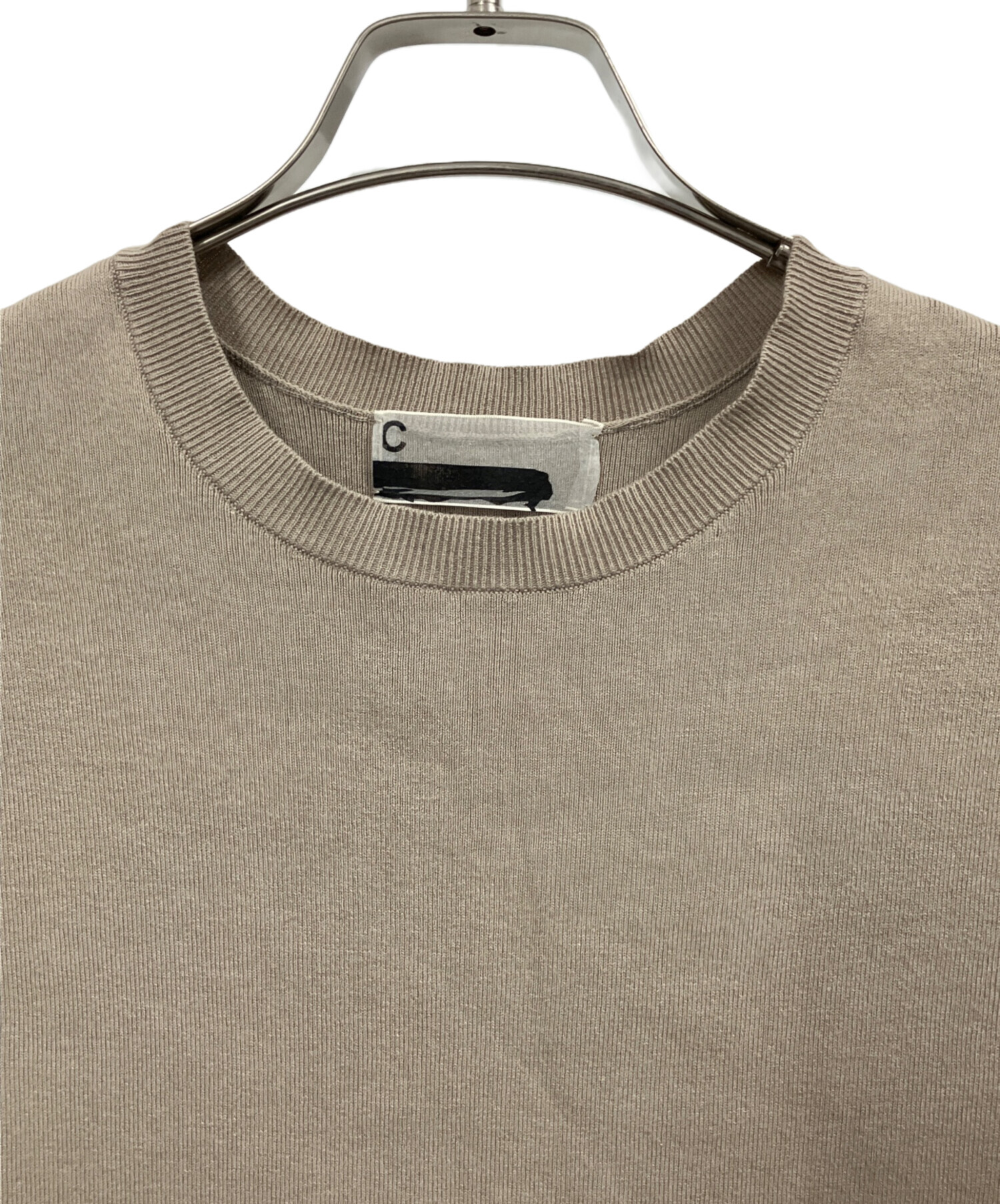 【最終価格】 Chaos トゥルーリーニット　(ベージュ) 中古・古着通販】CHAOS (カオス) ティップニットTシャツ ベージュ