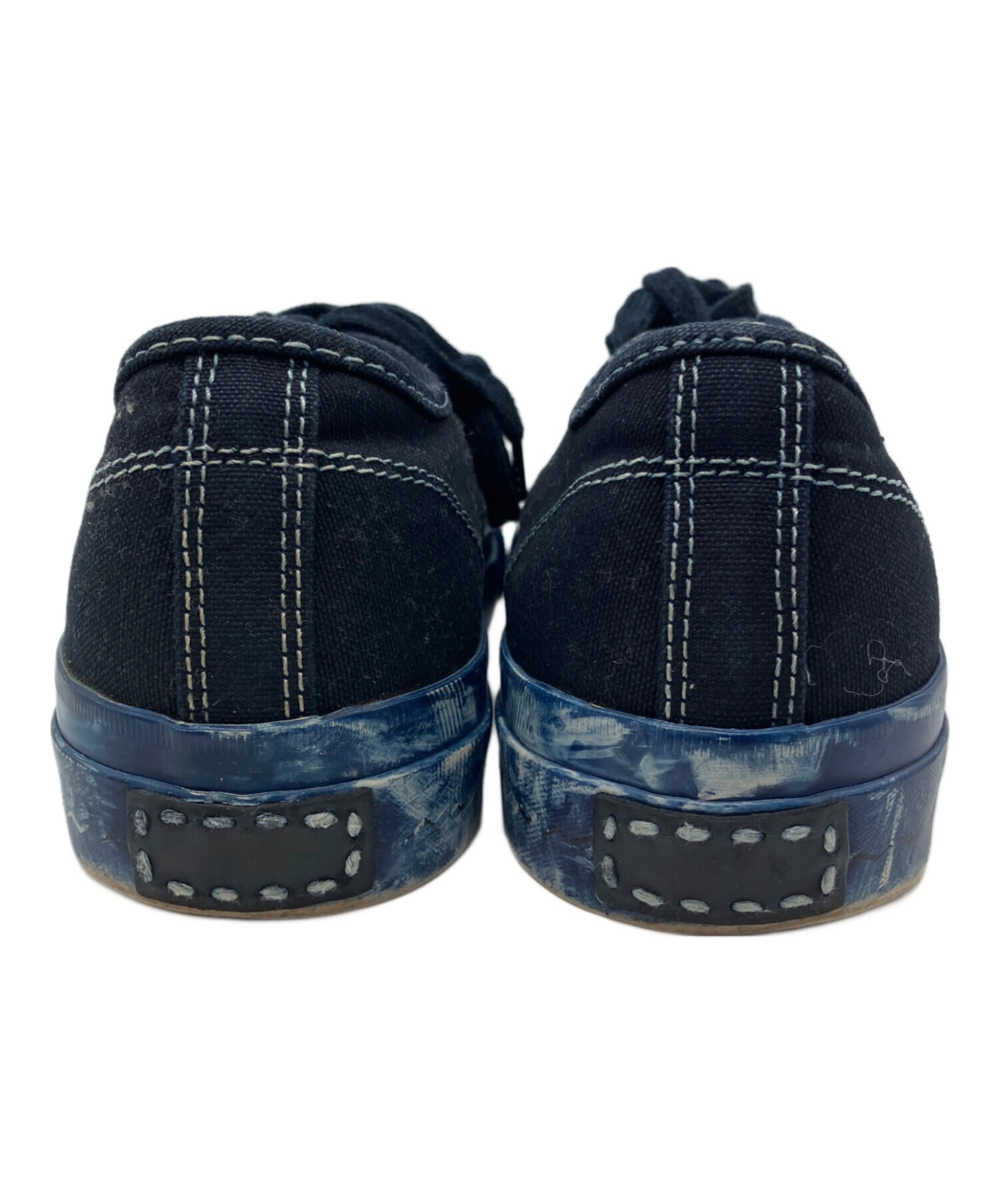 新品・希少品　visvim ネイビー キャンバス ローカット スニーカー 中古・古着通販】VISVIM (ビズビム) Ron Herman (ロンハーマン