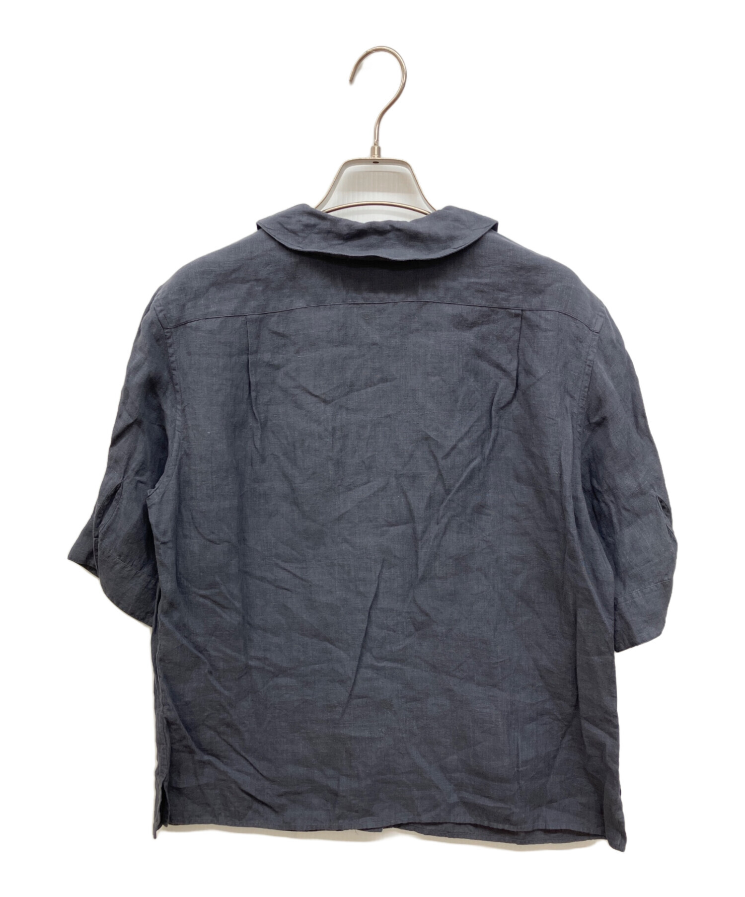 良品 24AW MARGARET HOWELL マーガレットハウエル COTTON CHAMBRAY シャツ サイズ1 カーキ レディース 古着 中古 USED MARGARET HOWELL - 良品 24AW MARGARET HOWELL マーガレットハウエル