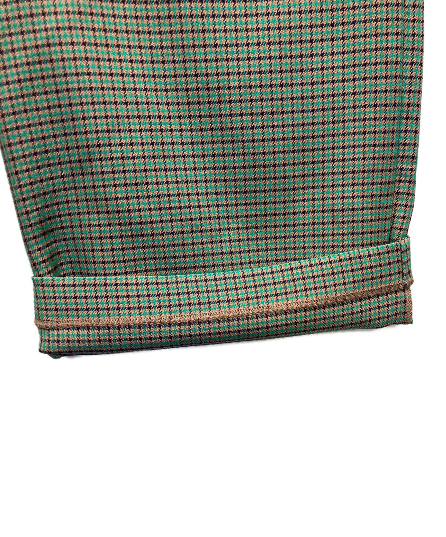 中古・古着通販】Ameri (アメリ) MINI CHECK JACKET ROMPERS グリーン