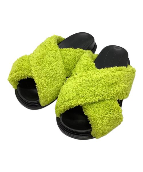 中古・古着通販】MARNI (マルニ) Terry Slider グリーン×ブラック