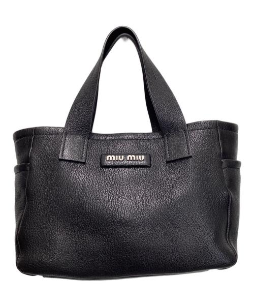 miumiu バッグ 中古・古着通販】MIU MIU (ミュウミュウ) 2WAYバッグ ブラック
