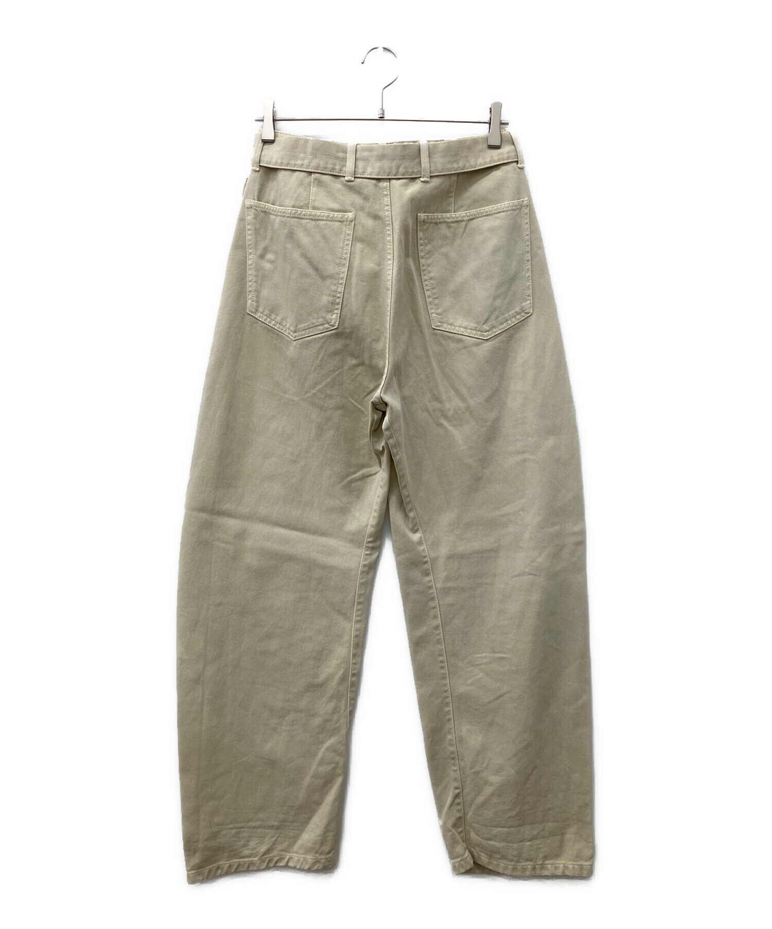 ルメール　コットンパンツ　LEMAIRE 中古・古着通販】LEMAIRE (ルメール) TWISTED BELTED PANTS アイボリー