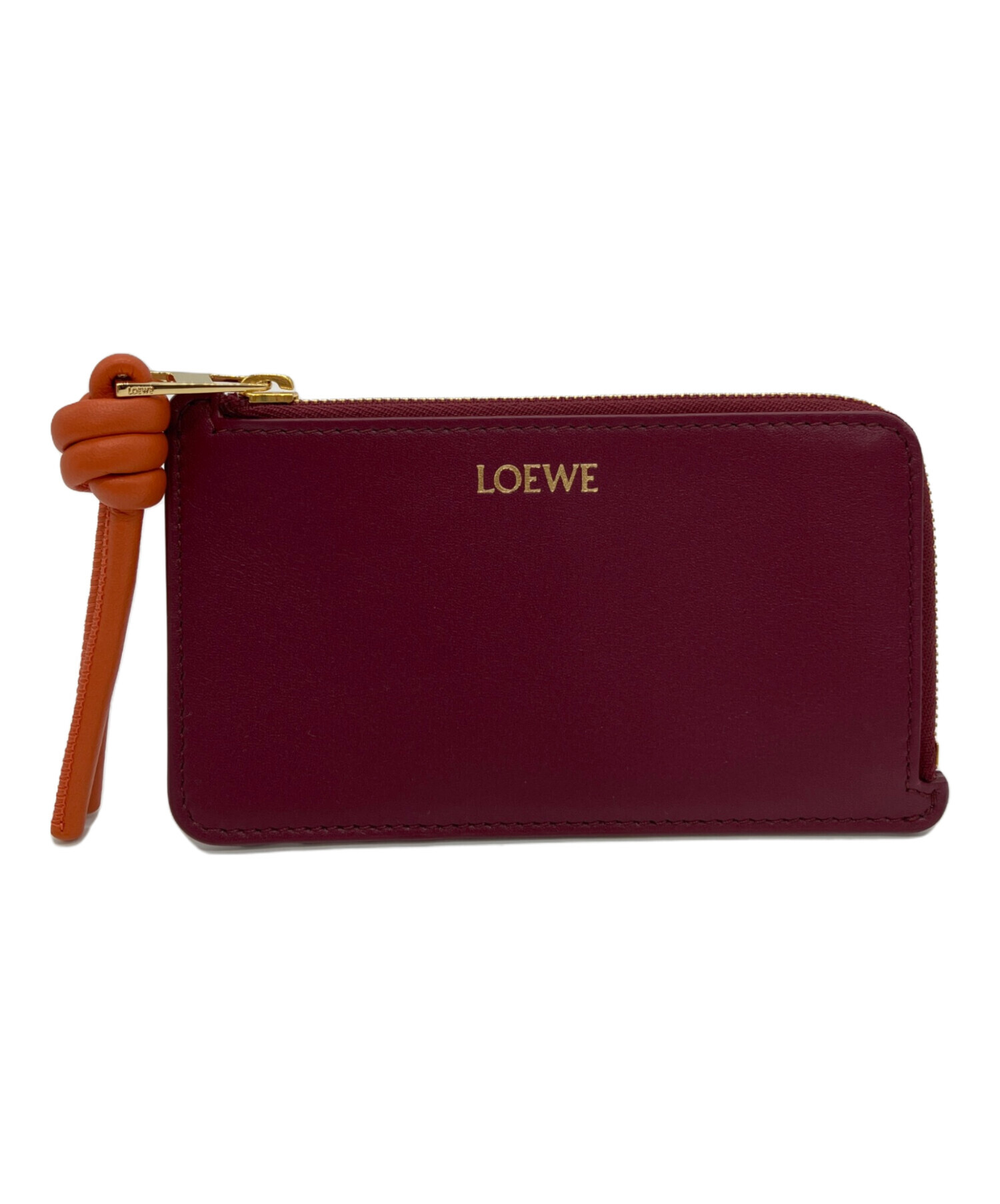 LOEWE ノット  カードホルダー フラグメントケース ボルドー LOEWE ノット カードホルダー フラグメントケース ボルドー ロエベ