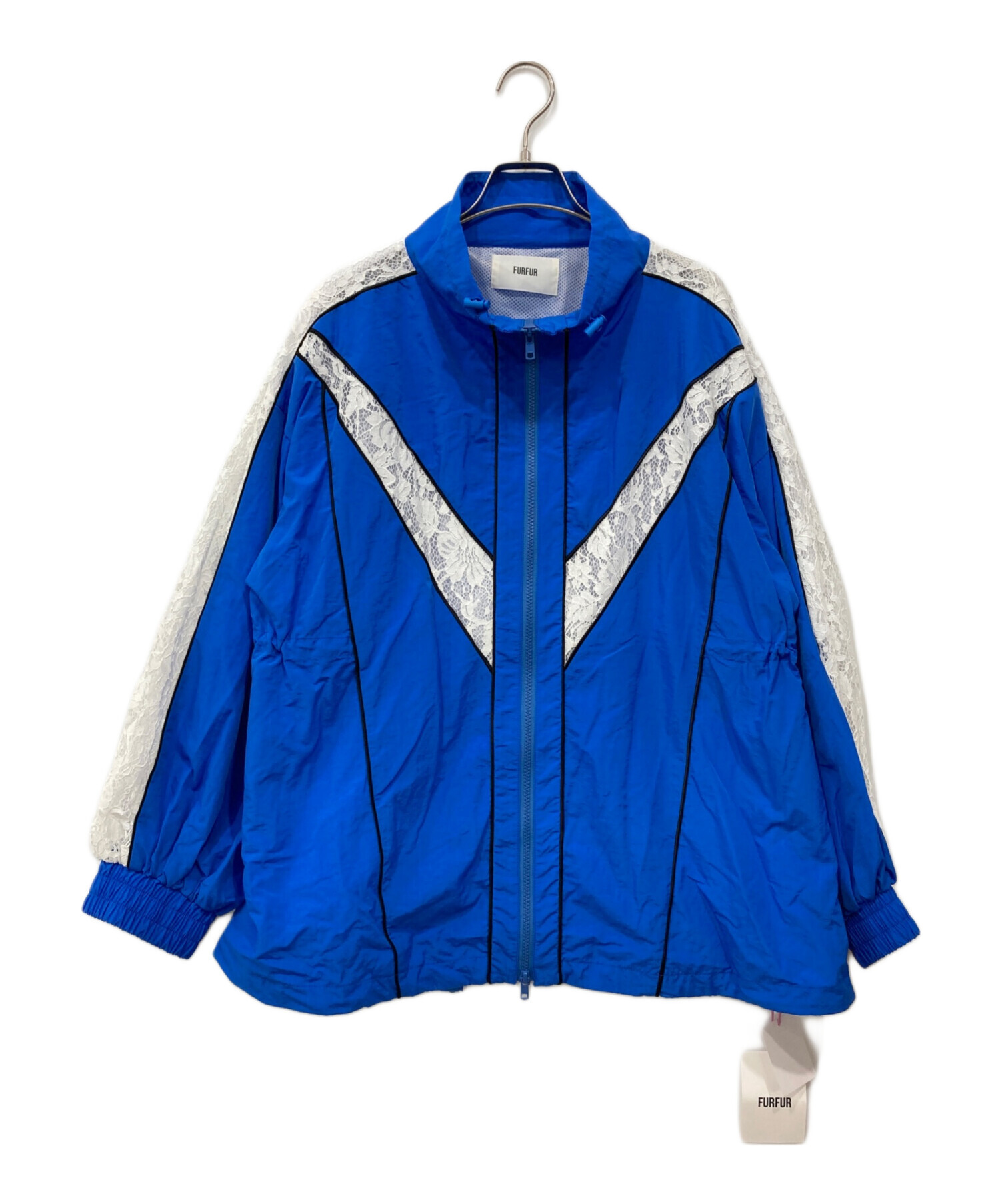 中古・古着通販】FURFUR (ファーファー) レースコンビトラックブルゾン