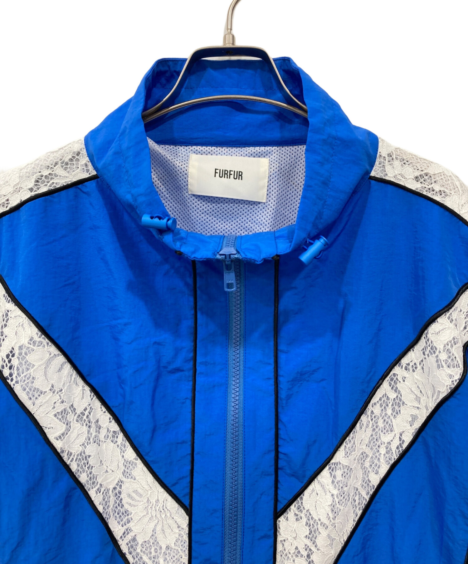 中古・古着通販】FURFUR (ファーファー) レースコンビトラックブルゾン