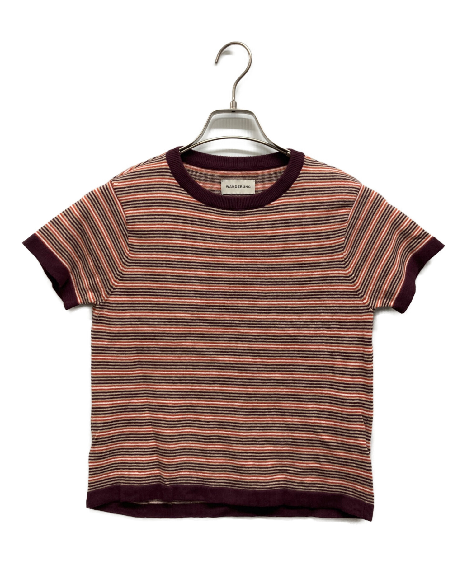 中古・古着通販】WANDERUNG (ワンデルング) Cotton Cashmere Border