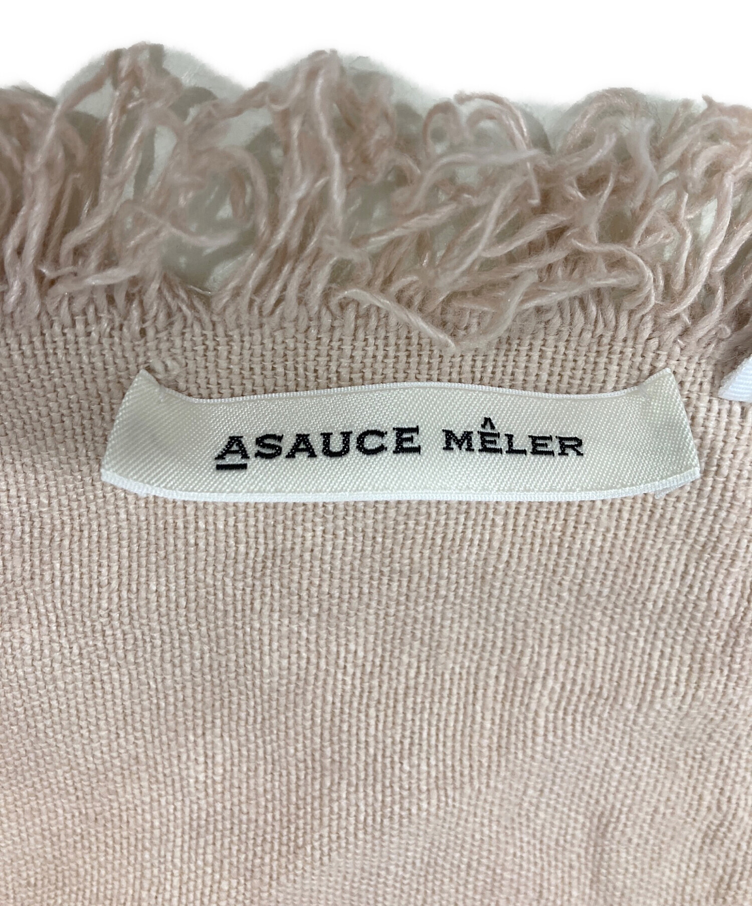 中古・古着通販】ASAUCE MELER (アソースメレ) リネン大判ストール