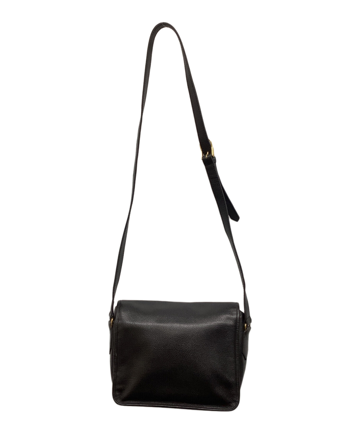 Saint Laurent YSL ブラック ショルダーバッグ 中古・古着通販】Yves Saint Laurent (イヴサンローラン) カサンドラ