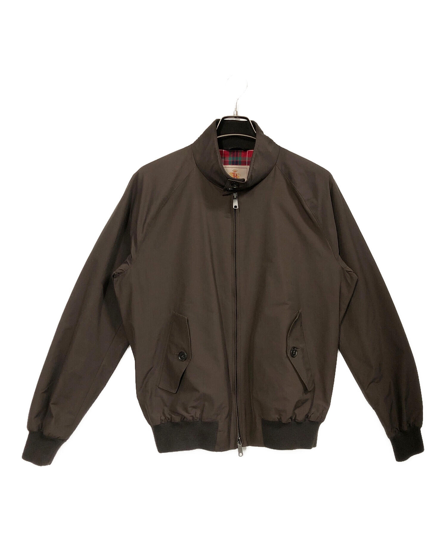 【BARACUTA】ハリントンジャケット　G9 首元ボタン付き　ブラウン　44 中古・古着通販】BARACUTA (バラクータ) G9 ハリントンジャケット