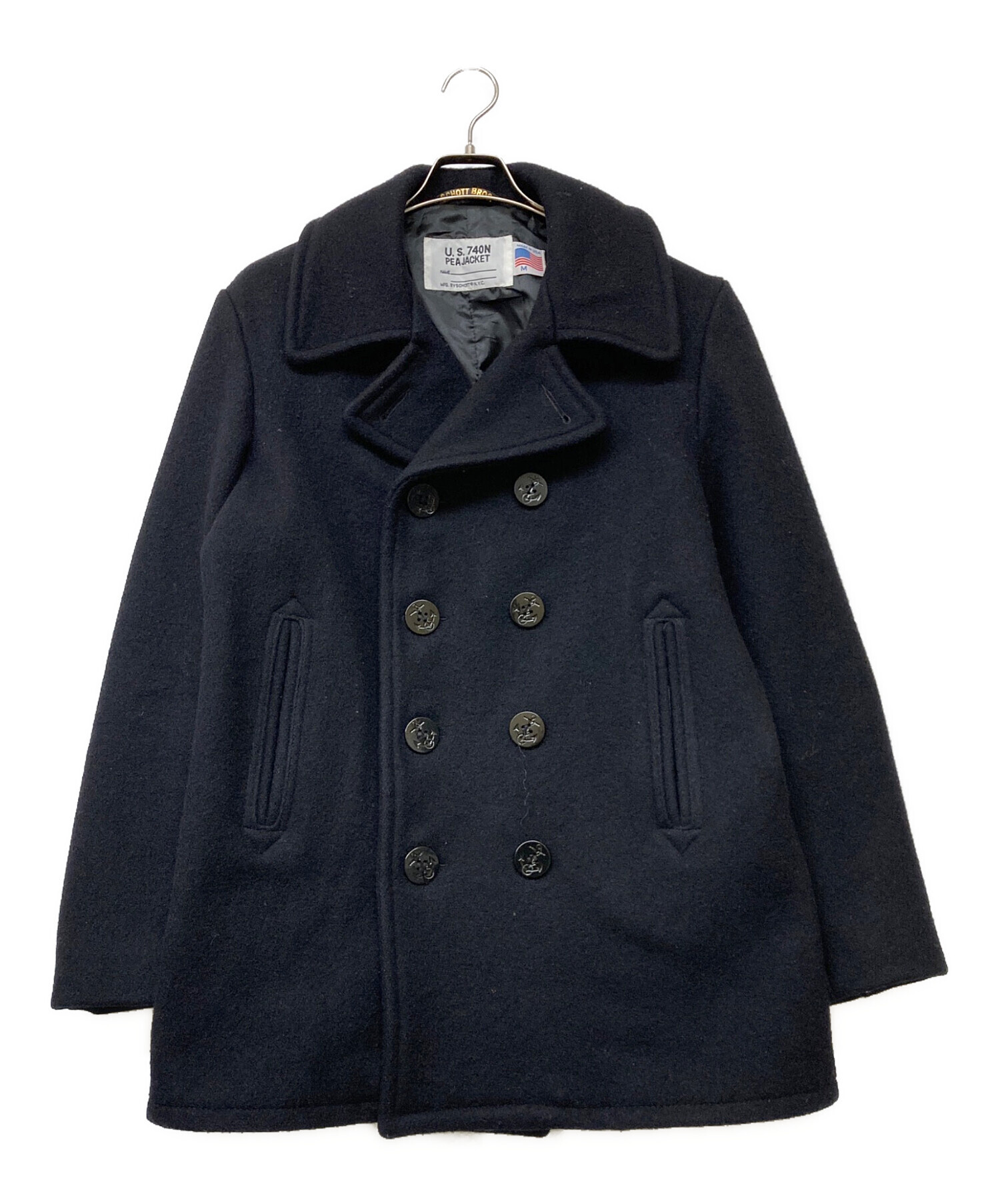中古・古着通販】U.S.740N PEA JACKET Schott (ショットピーコート) P