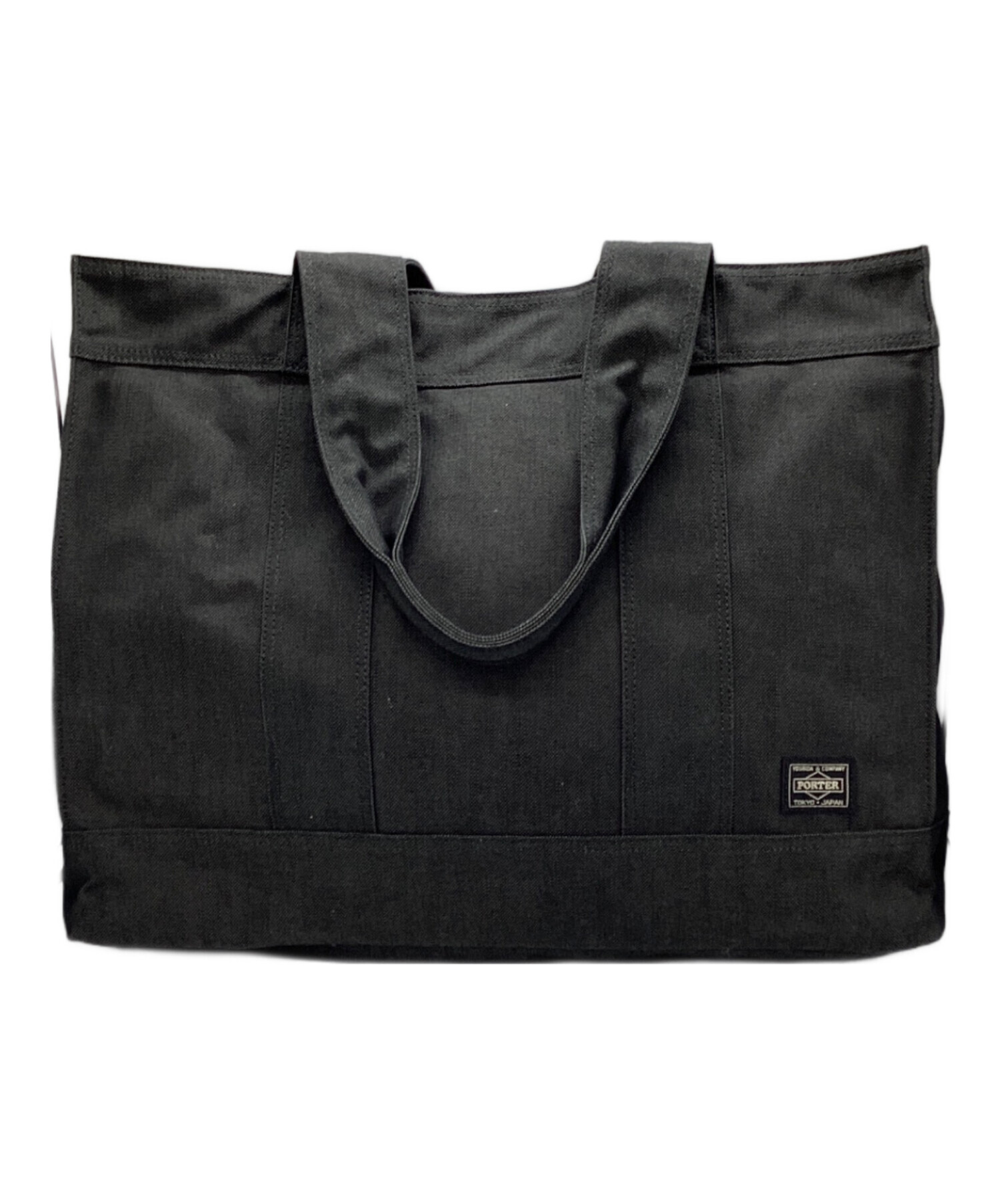 ポーター　porter トートバッグ　バッグ　美中古 中古・古着通販】PORTER (ポーター) トートバッグ ブラック｜ブランド
