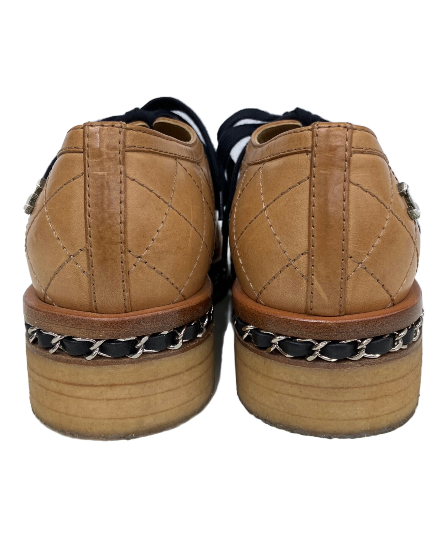 中古・古着通販】CHANEL (シャネル) シューズ ブラウン サイズ:SIZE 37