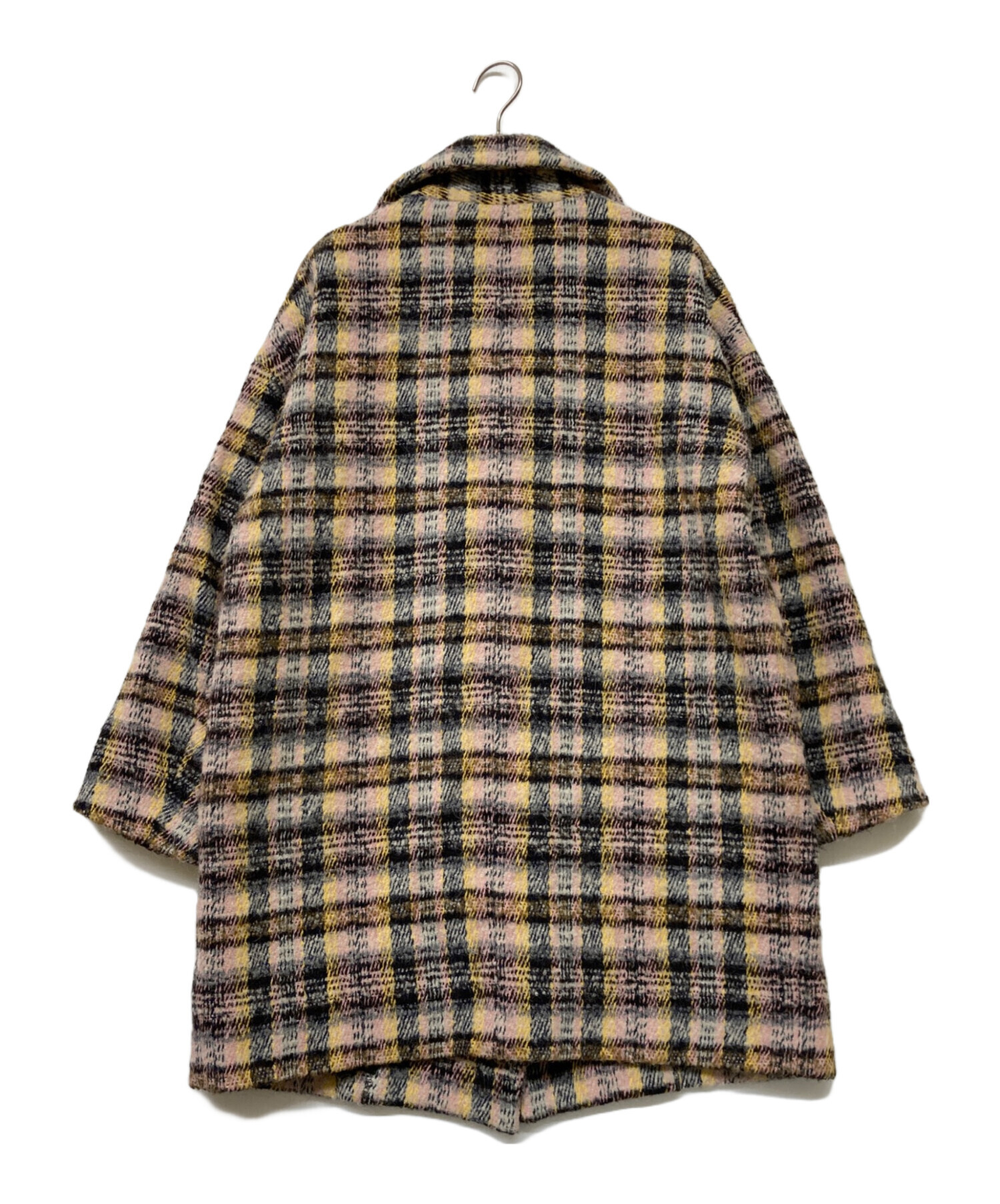 中古・古着通販】IENA (イエナ) 22AW GIOLICAチェックシャギーコート