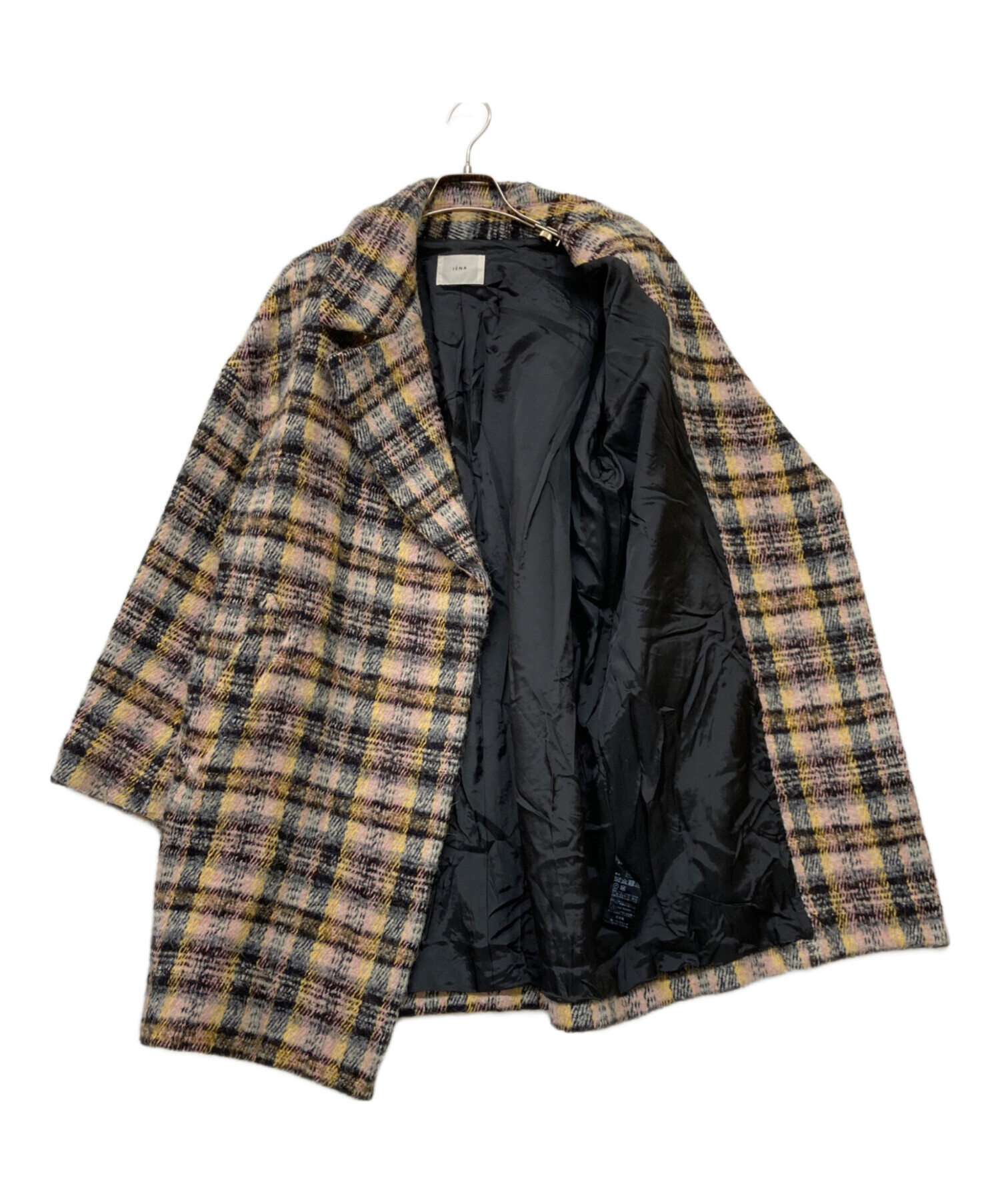 中古・古着通販】IENA (イエナ) 22AW GIOLICAチェックシャギーコート