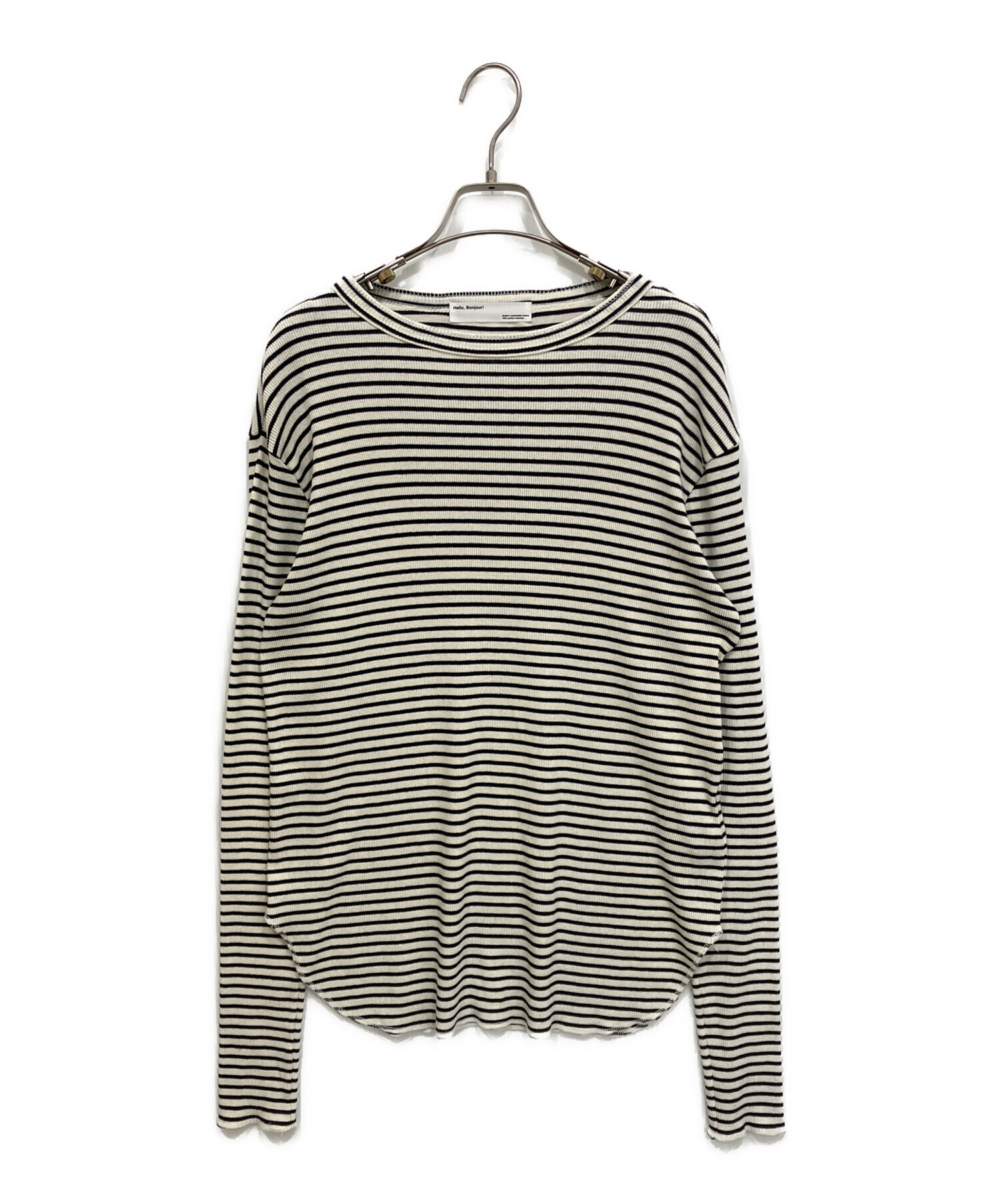 中古・古着通販】L'appartement (アパルトモン) BORDER RIB LONGSLEEVE