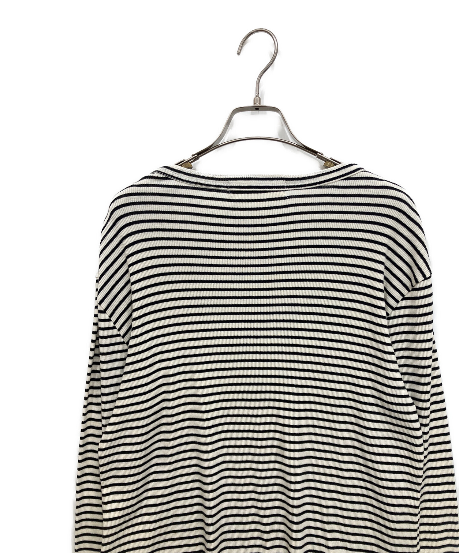 中古・古着通販】L'appartement (アパルトモン) BORDER RIB LONGSLEEVE