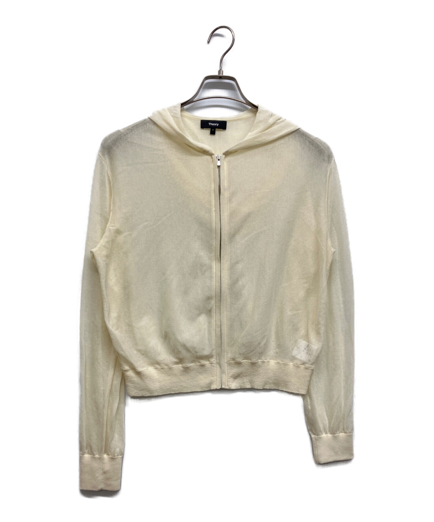 中古・古着通販】theory (セオリー) SHEER CREPE ZIP BLOUSON HOODIE