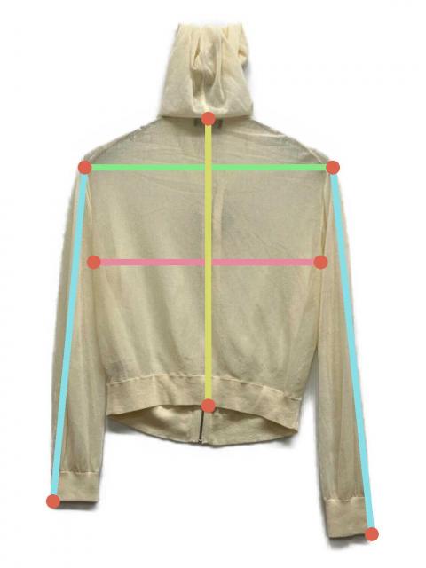 中古・古着通販】theory (セオリー) SHEER CREPE ZIP BLOUSON HOODIE
