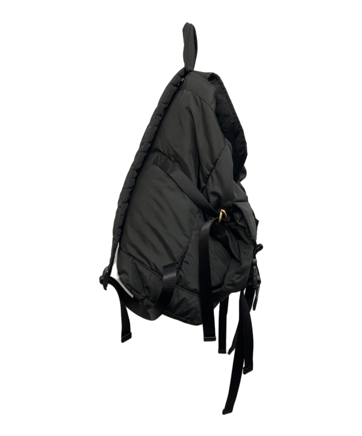 中古・古着通販】GANNI (ガニー) Recycled Tech Backpack ブラック 