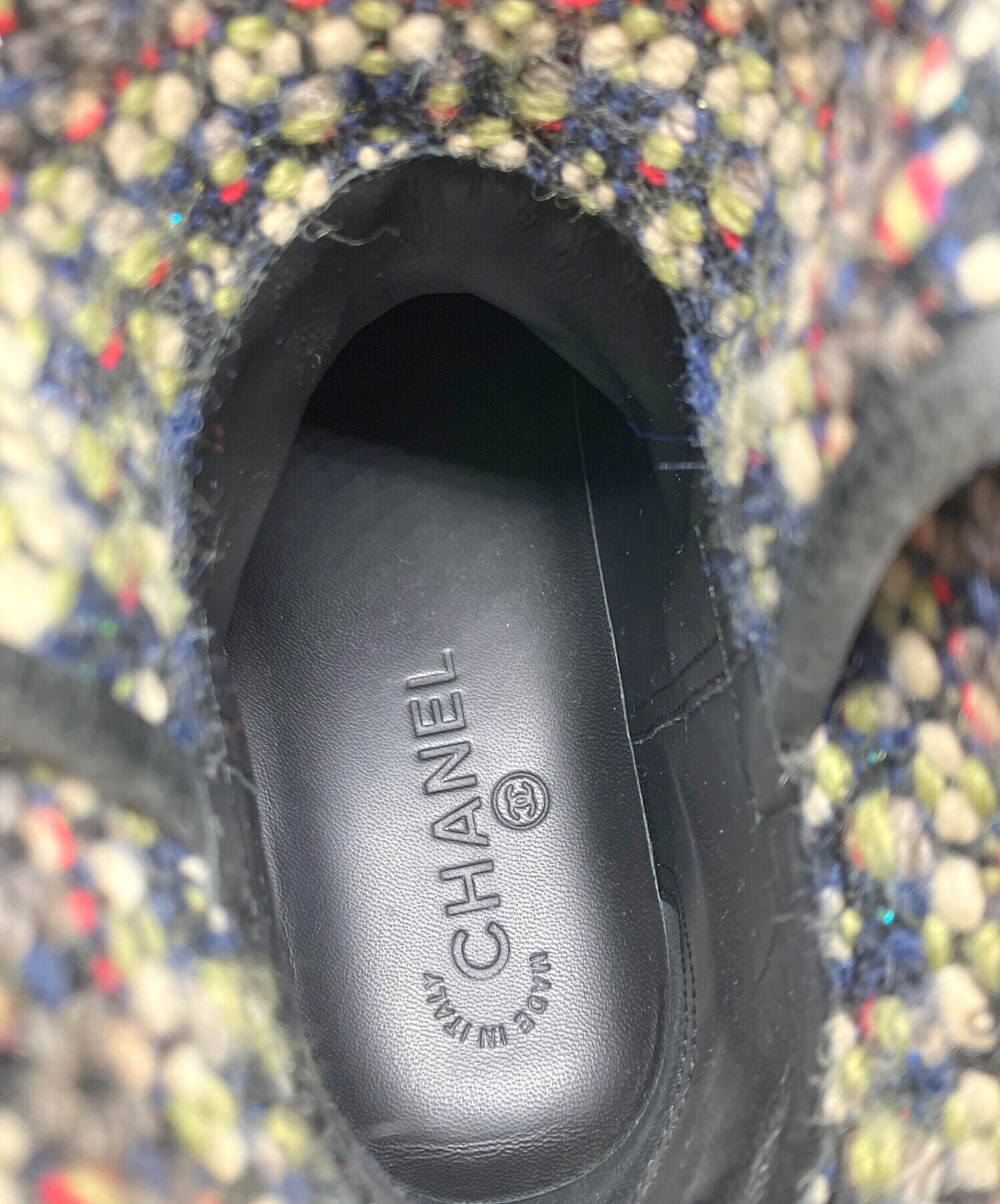 中古・古着通販】CHANEL (シャネル) ブーツ ブラック サイズ:37 