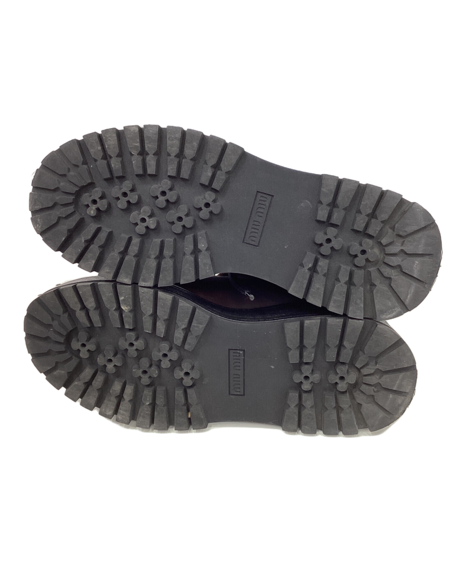 中古・古着通販】MIU MIU (ミュウミュウ) ニットソックスコンバット 