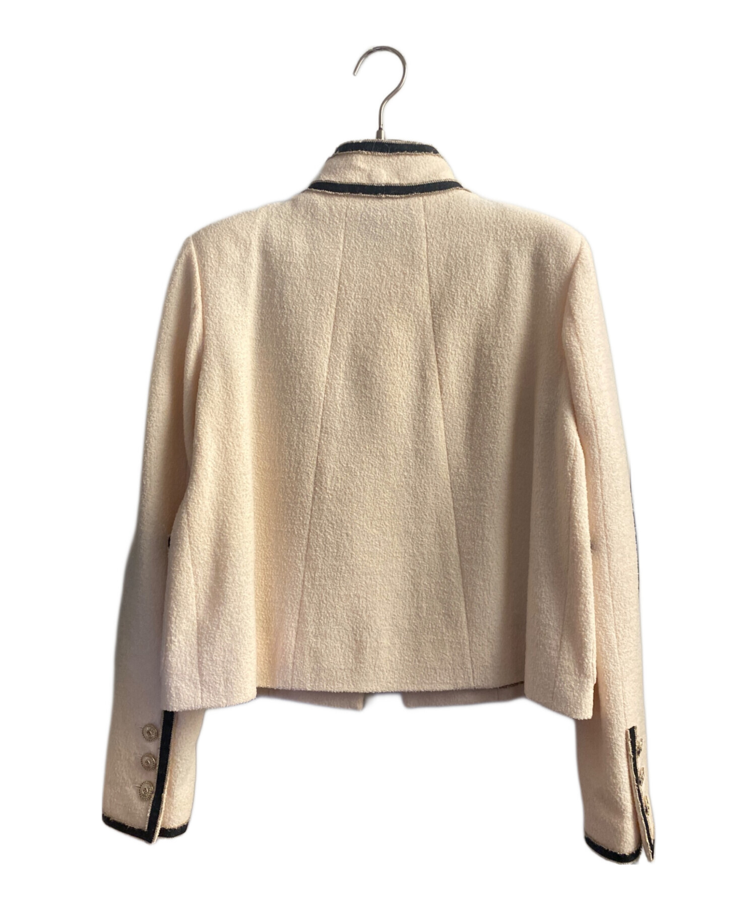 中古・古着通販】CHANEL (シャネル) ツイードスタンドカラージャケット