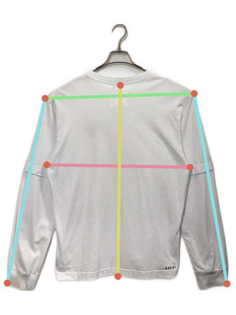 中古・古着通販】sacai (サカイ) KNOW FUTURE L/S T-Shirt ホワイト