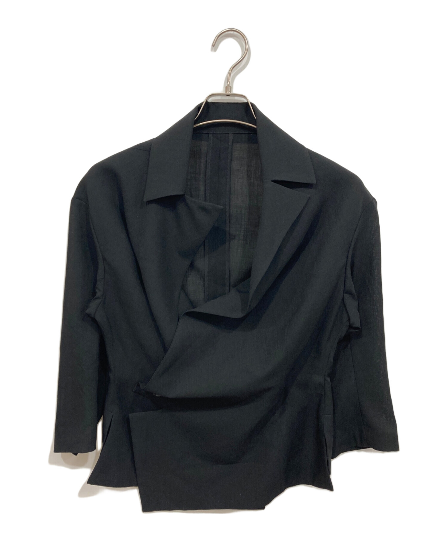 希少 YohjiYamamoto＋Noir ヨウジヤマモト ジャケット 変形 中古・古着通販】YOHJI YAMAMOTO (ヨウジヤマモト) 変形ジャケット