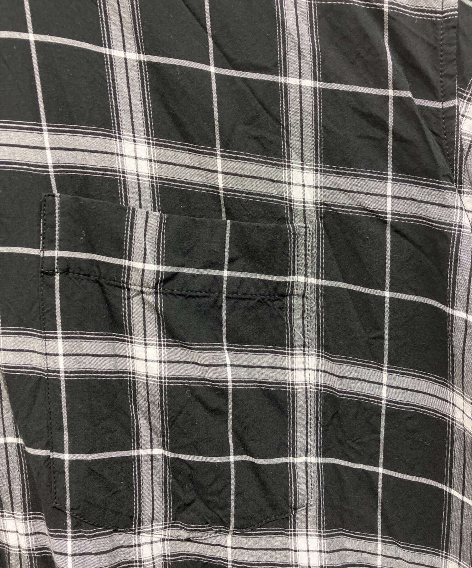 中古・古着通販】BALENCIAGA (バレンシアガ) バックロゴチェックシャツ