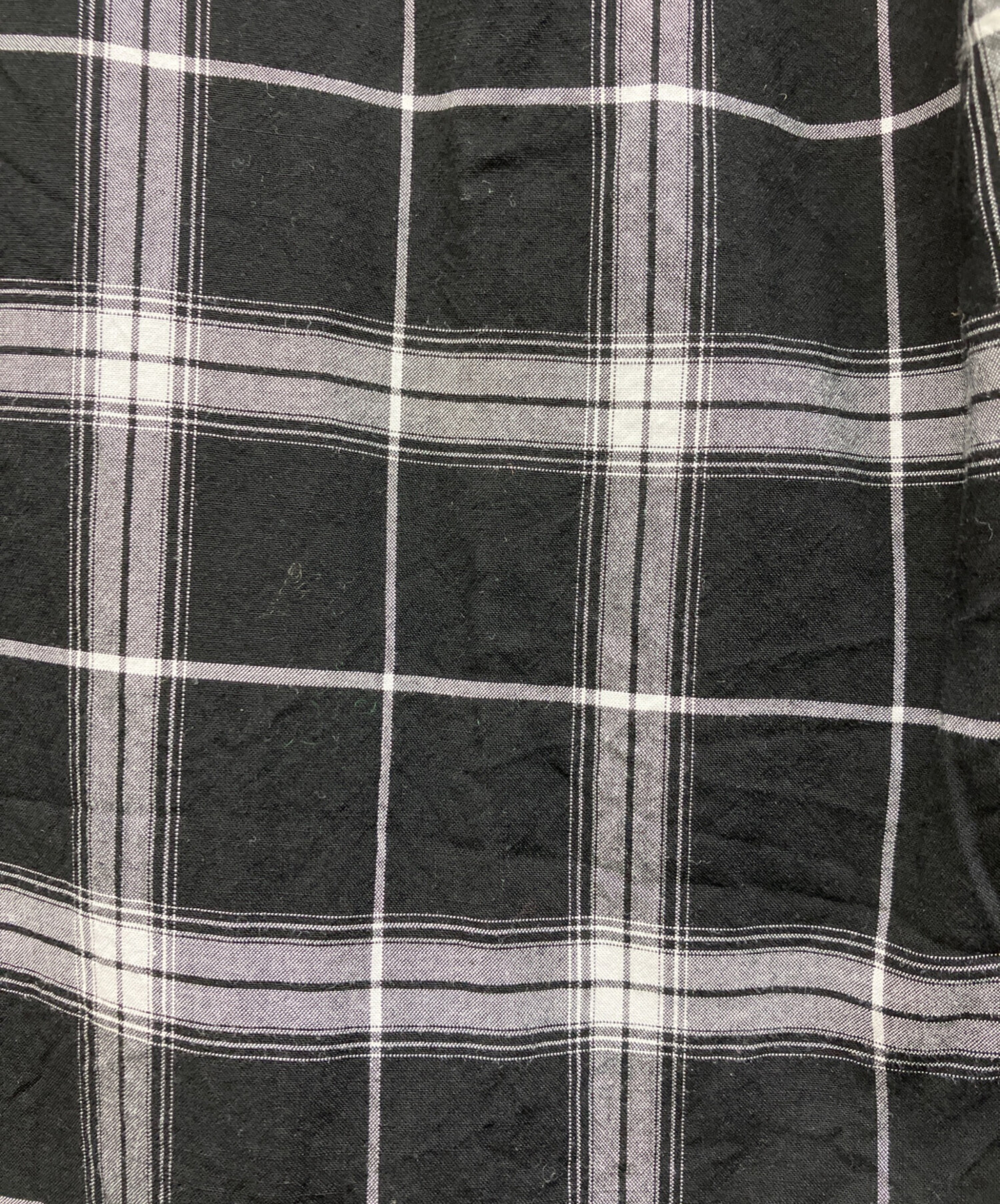 中古・古着通販】BALENCIAGA (バレンシアガ) バックロゴチェックシャツ