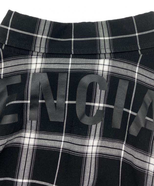 中古・古着通販】BALENCIAGA (バレンシアガ) バックロゴチェックシャツ