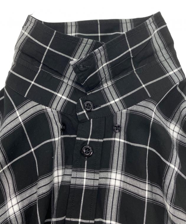 中古・古着通販】BALENCIAGA (バレンシアガ) バックロゴチェックシャツ