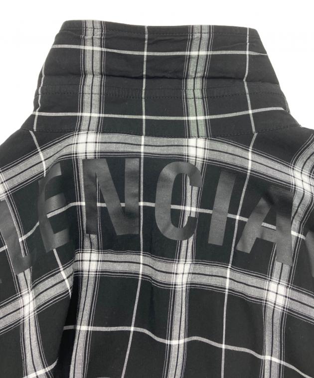 中古・古着通販】BALENCIAGA (バレンシアガ) バックロゴチェックシャツ