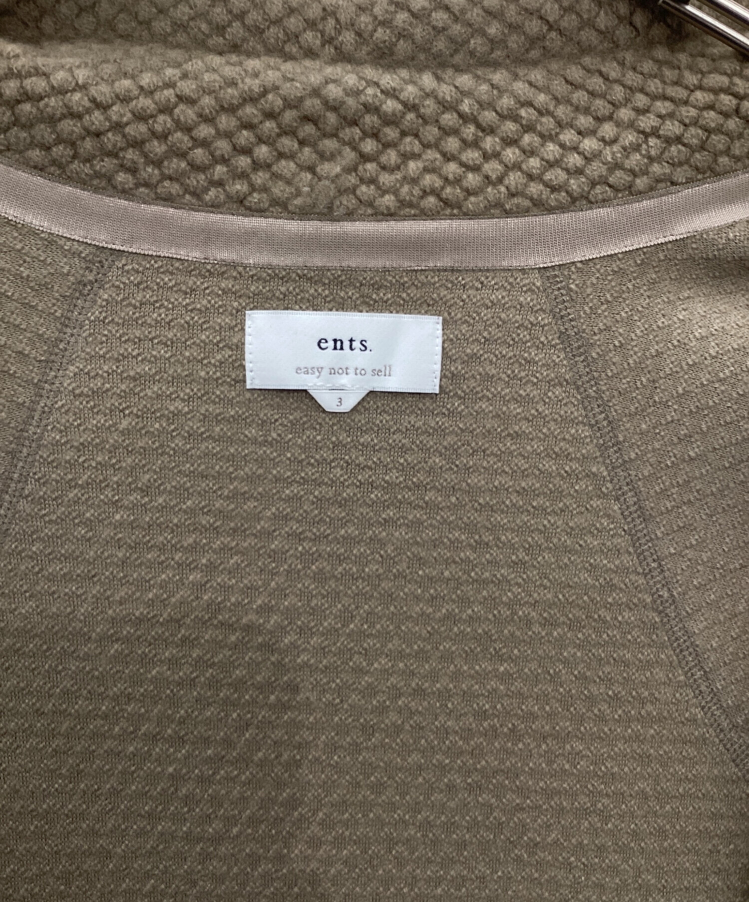 中古・古着通販】ents. (エンツ) カシミヤフルジップジャケット