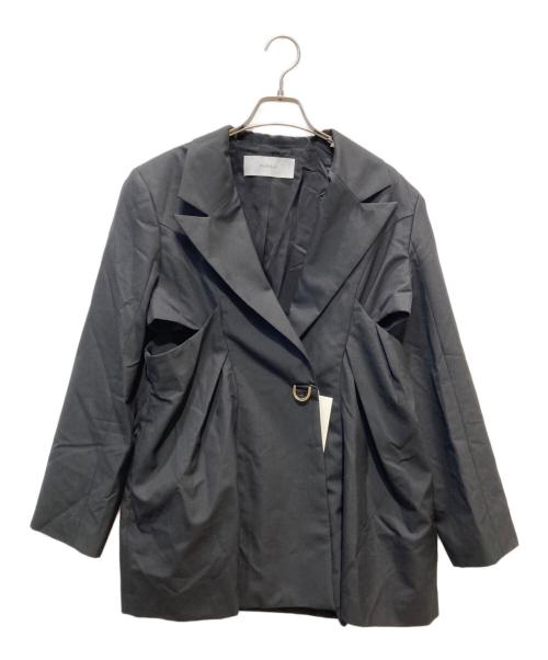 中古・古着通販】MURRAL (ミューラル) Peephole jacket ブラック