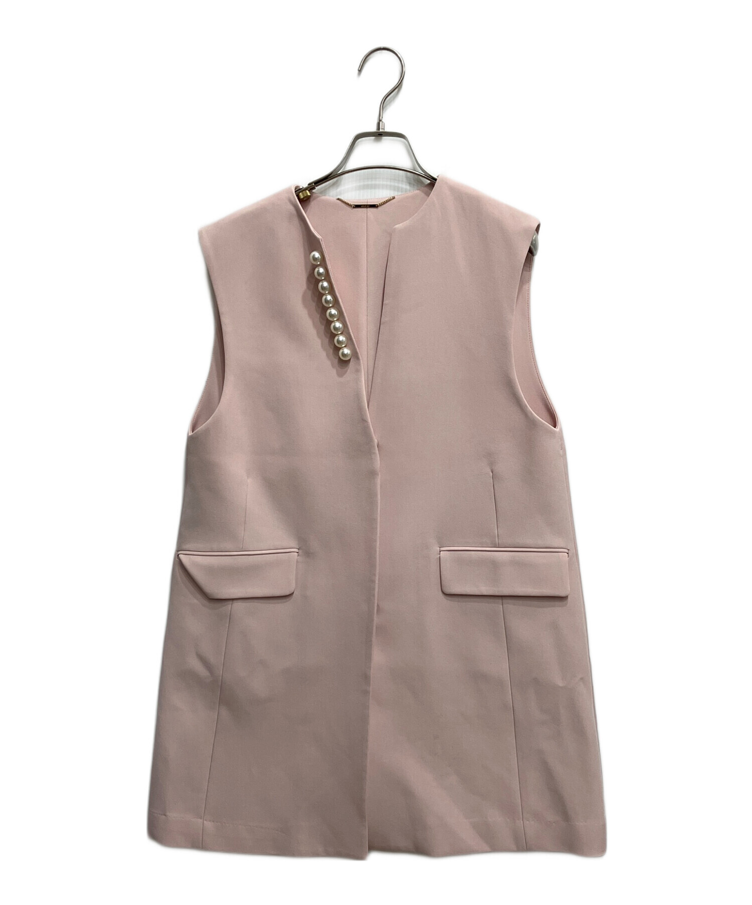 中古・古着通販】CELFORD (セルフォード) パールネックロングジレ