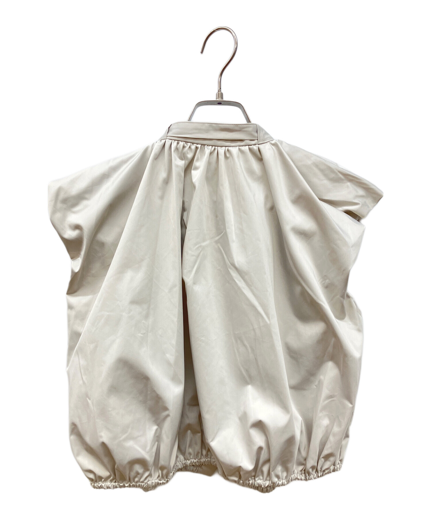 louren  パワーショルダータフタブラウス 中古・古着通販】Louren (ローレン) power shoulder taffeta blouse