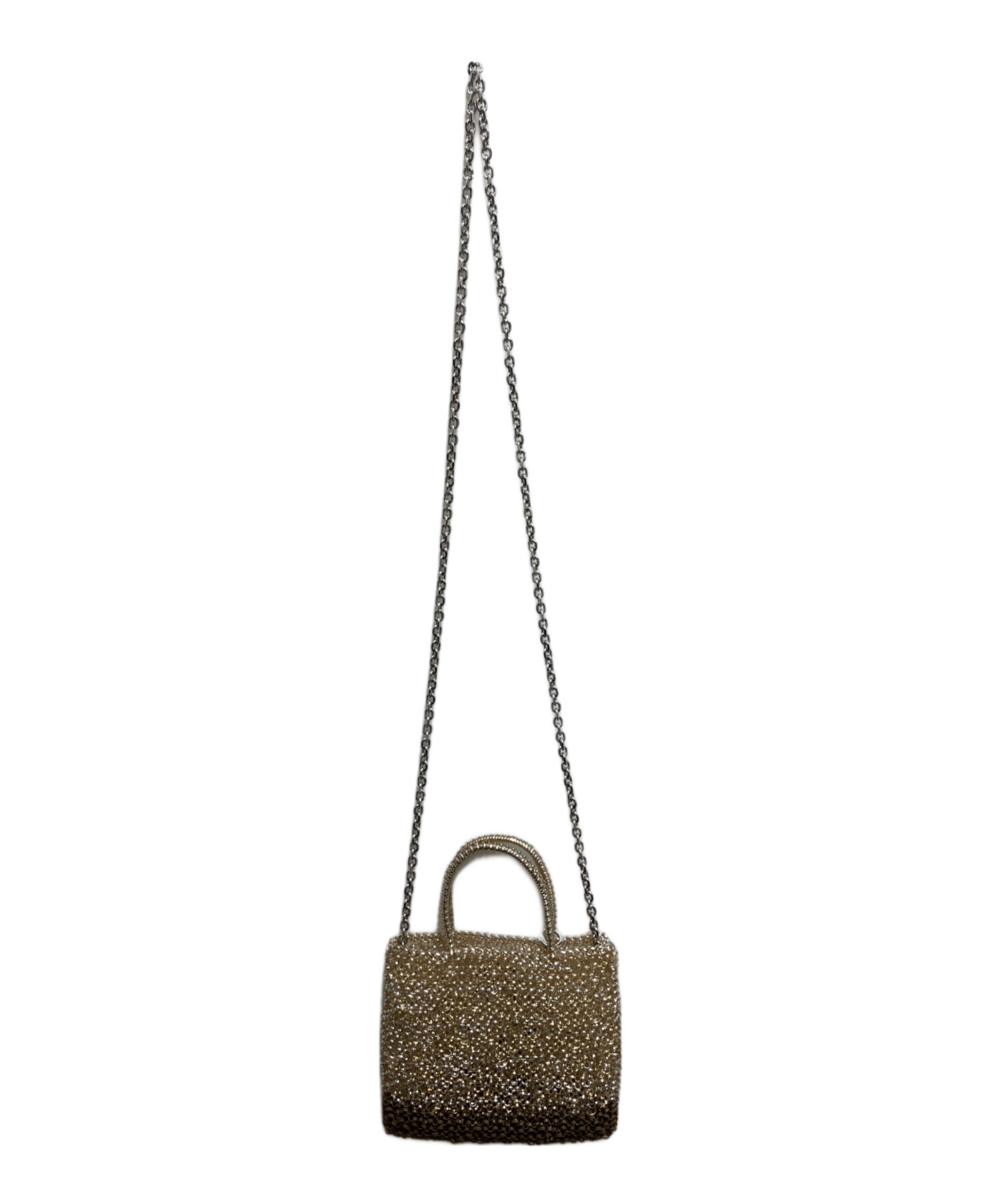 24時までお値下げ新品タグ付きファミリア×アンテプリマ　ショルダーバッグ アンテプリマ ファミリア ショルダーバッグ ワイヤーバッグ - メルカリ