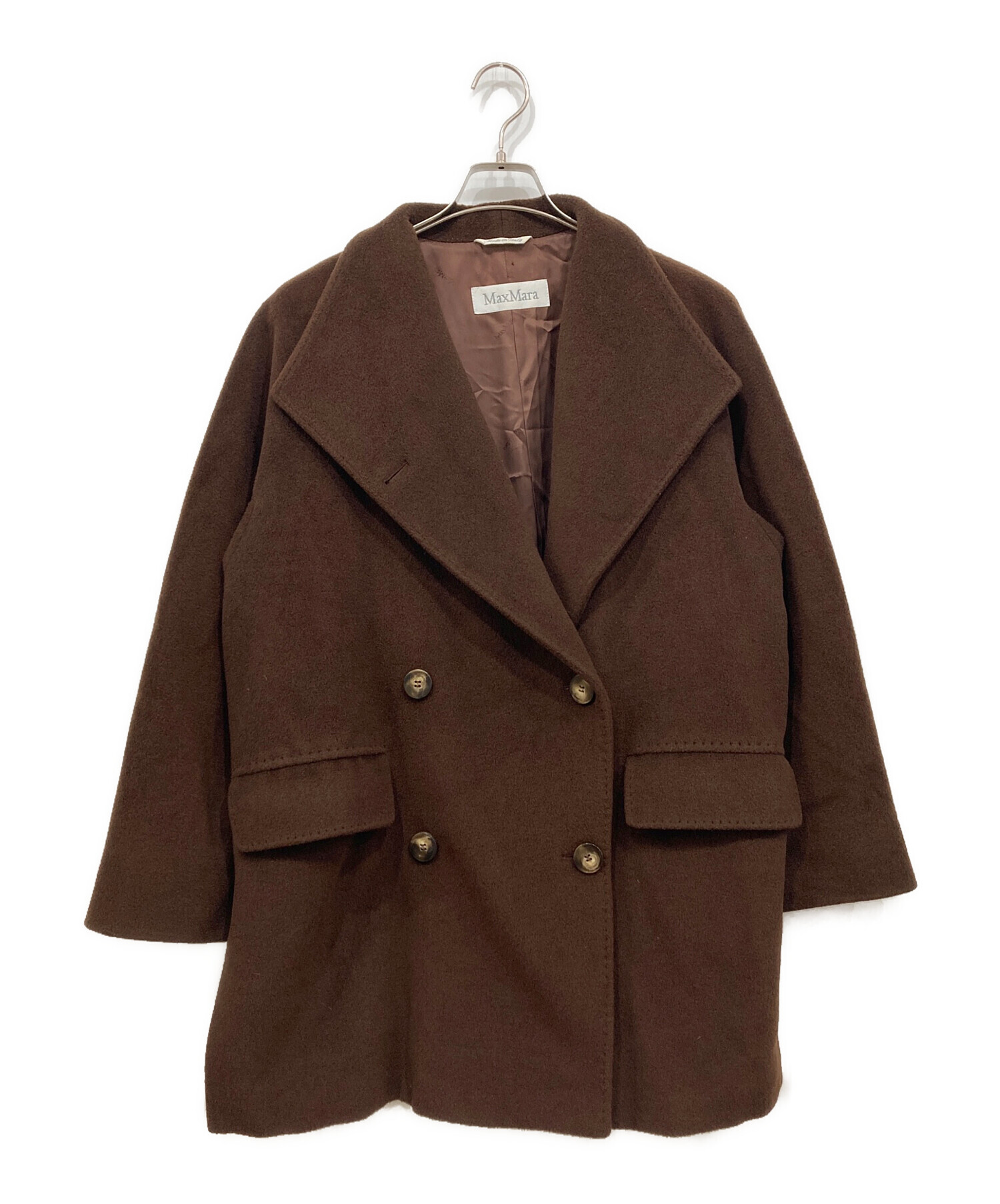 MAX MARA ウールカシミヤコート サイズ42 中古・古着通販】MaxMara (マックスマーラ) ウールカシミヤダブル