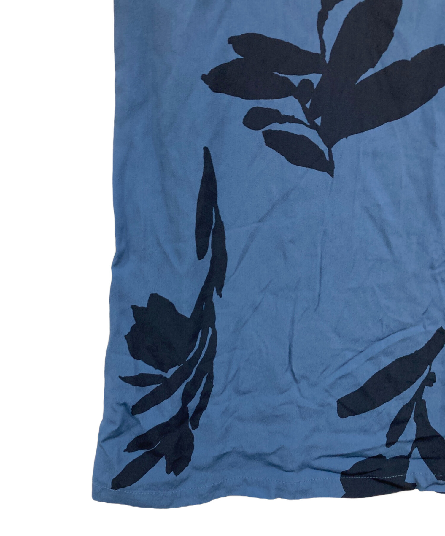 中古・古着通販】marimekko (マリメッコ) レーヨンワンピース ブルー