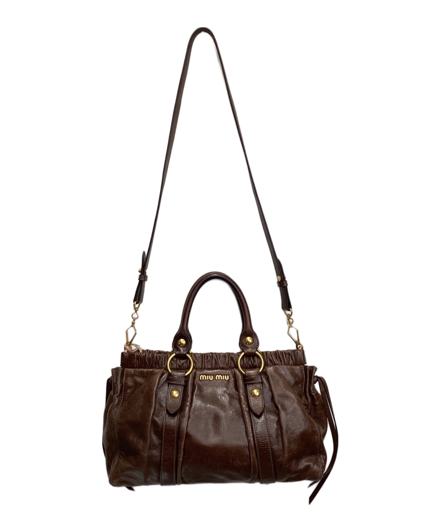 中古・古着通販】MIU MIU (ミュウミュウ) 2WAYショルダーバッグ