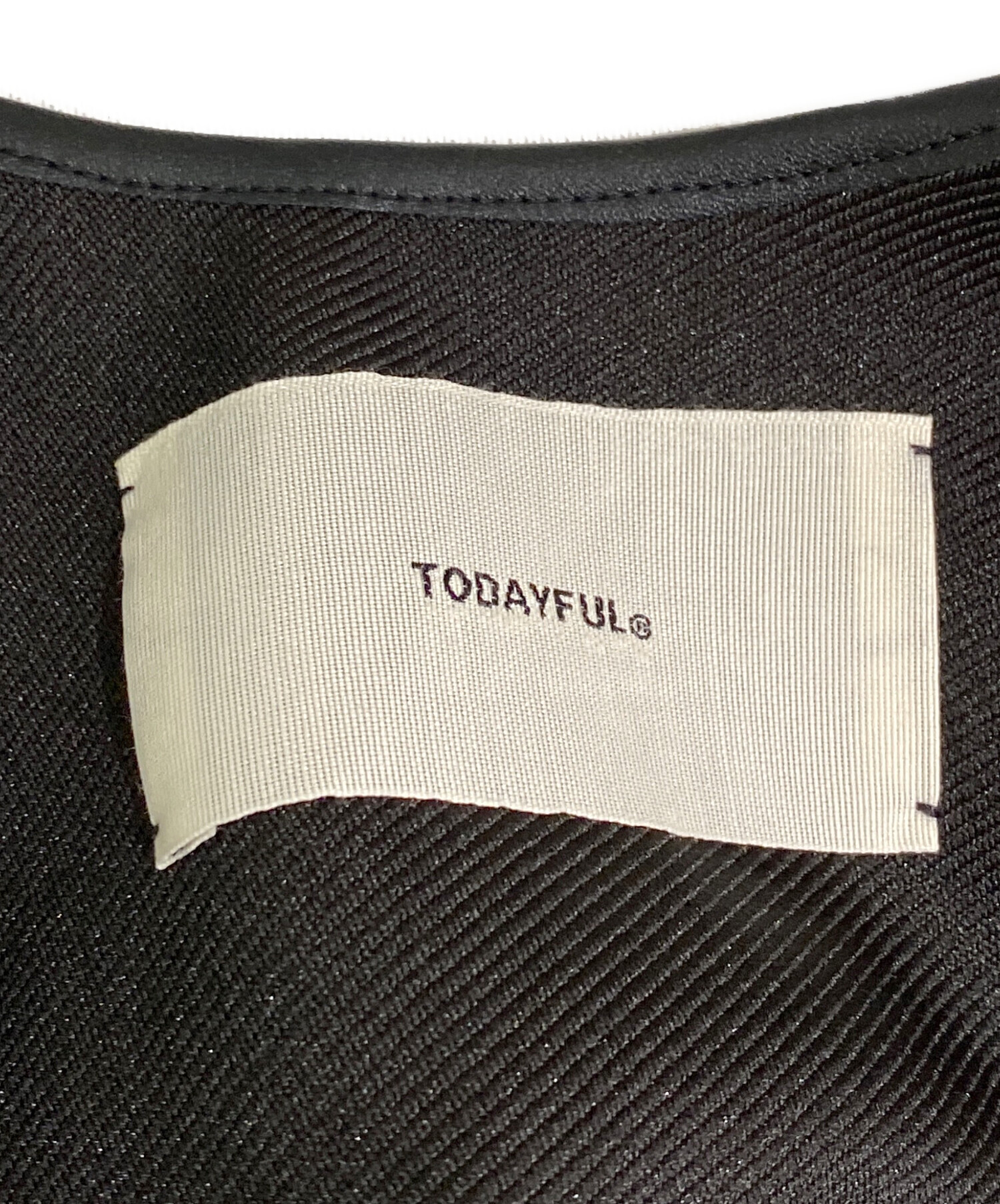 中古・古着通販】TODAYFUL (トゥデイフル) Uneck Piping Dress 