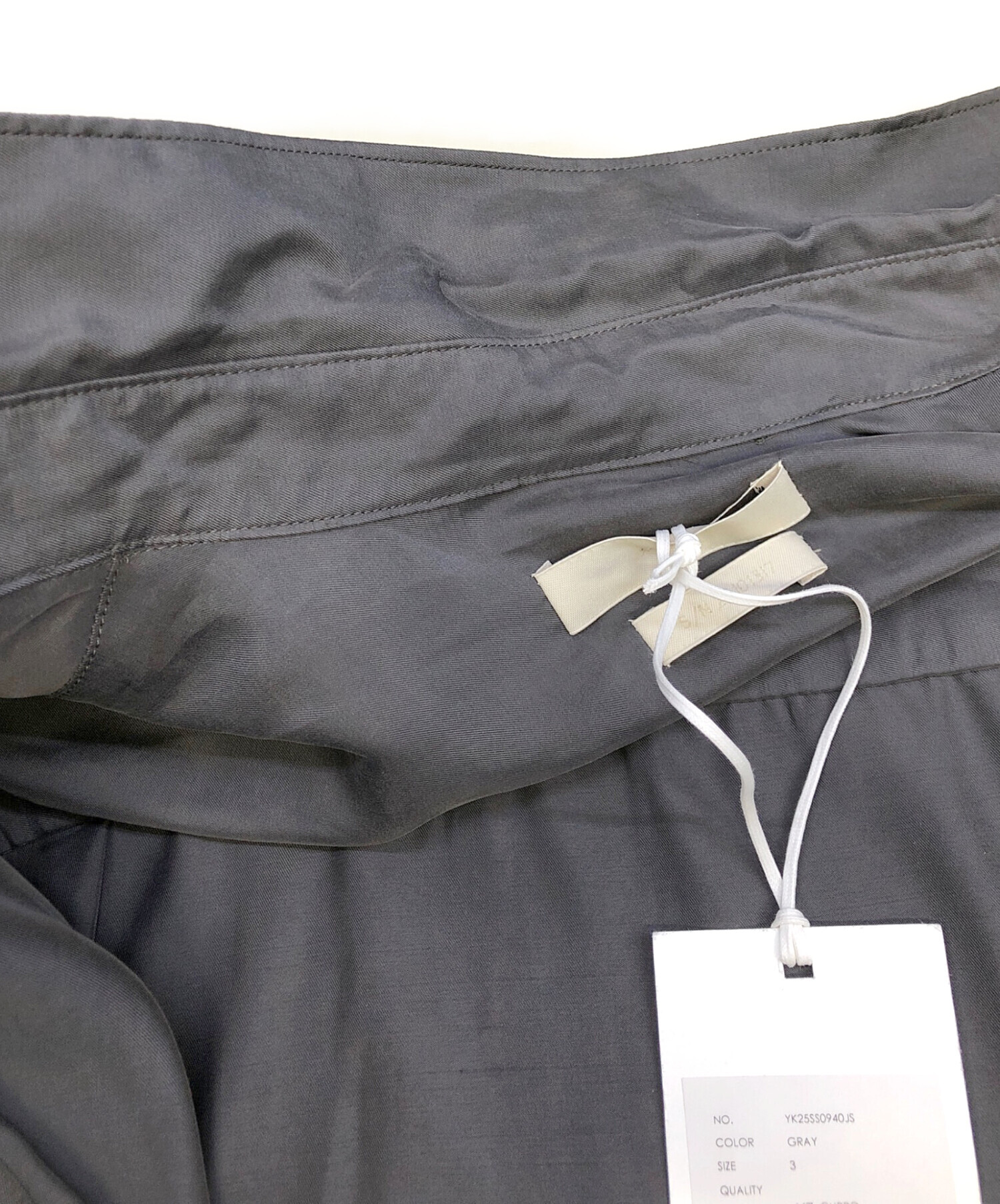 中古・古着通販】YOKE (ヨーク) CUPRO JUMP SUIT グレー サイズ:3