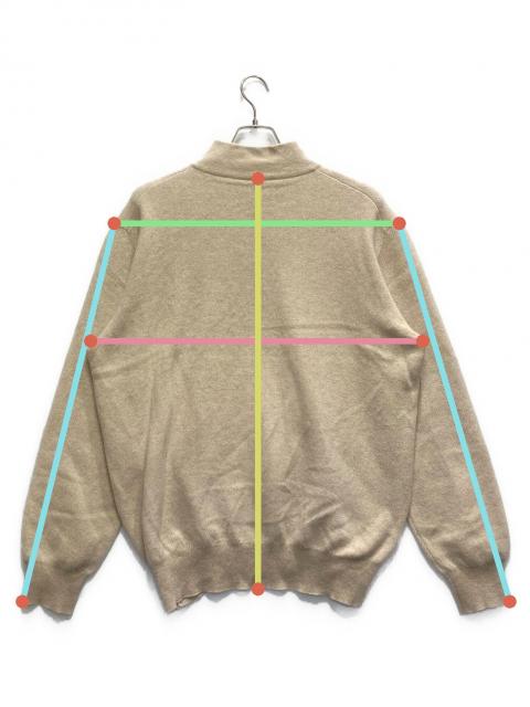 中古・古着通販】LORO PIANA (ロロピアーナ) ハーフジップカシミヤ