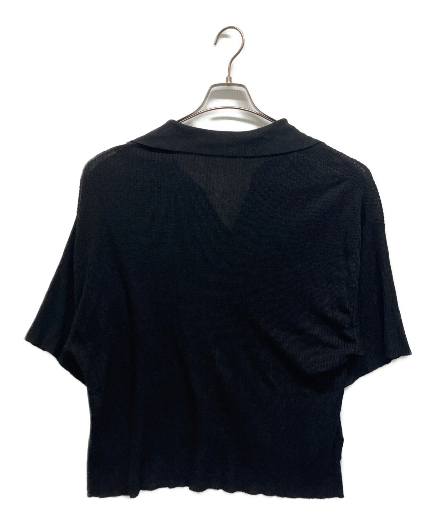 ドゥーズィエムクラス 2026SS Vネックカットソー 黒 定価38,500円 中古・古着通販】DEUXIEME CLASSE (ドゥーズィエム クラス) エリツキ