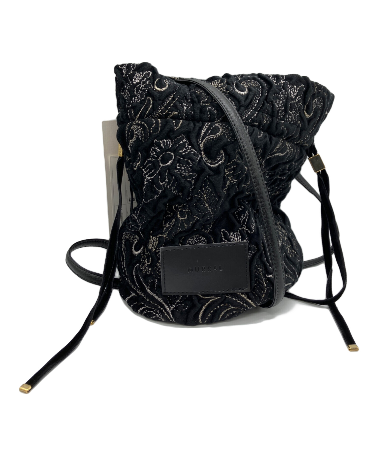 中古・古着通販】MURRAL (ミューラル) Ice flower embroidery bag 未