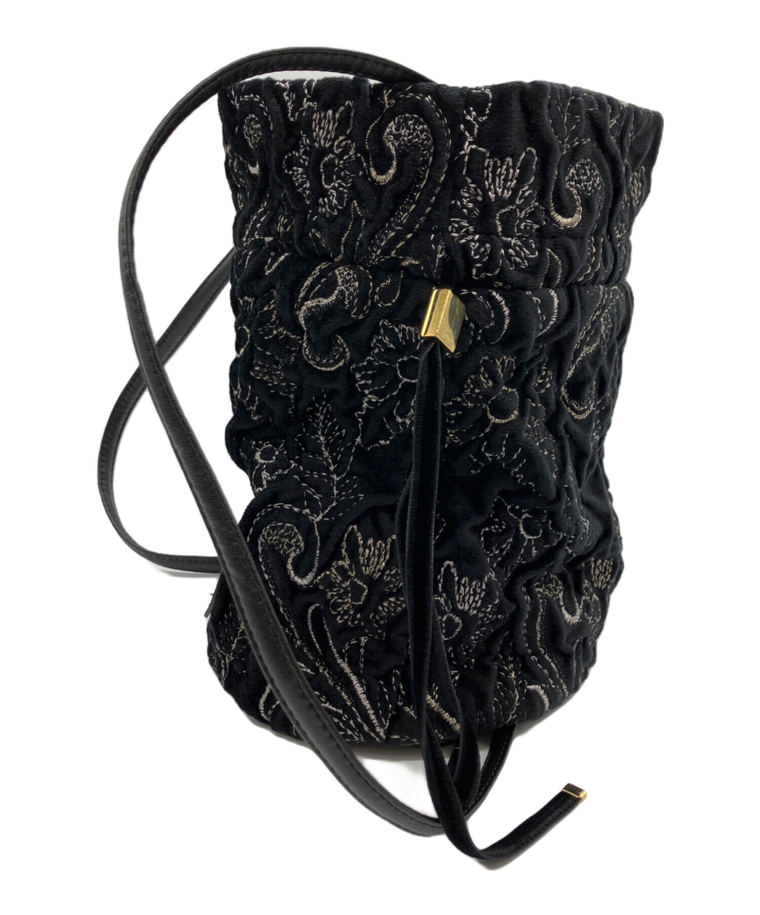 中古・古着通販】MURRAL (ミューラル) Ice flower embroidery bag 未