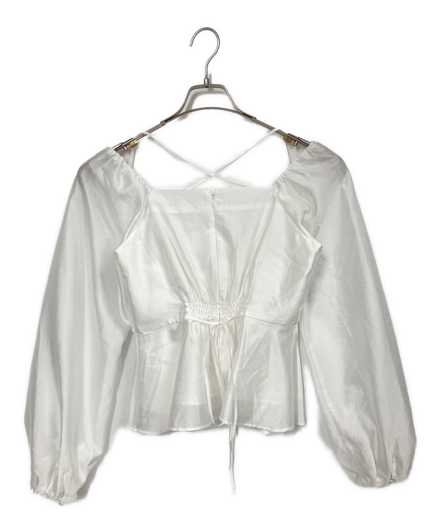 ✴︎新品未使用✴︎FRAY I.D. シアーカシュクールブラウス 中古・古着通販】FRAY ID (フレイ アイディー) シアーカシュクール